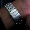 SATORI STAINLESS STEEL BRACELET 20MM WIDTH BEAD-BLAST FINISH STAINLESS STEEL BRACELET